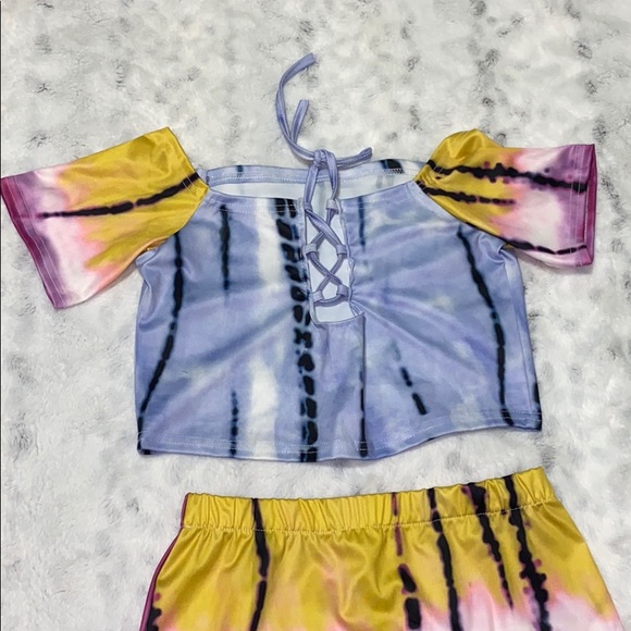 COPY - Cutout 2 piece tie dye set skirt - Picture 4 of 10